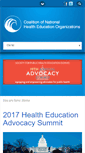 Mobile Screenshot of healtheducationadvocate.org